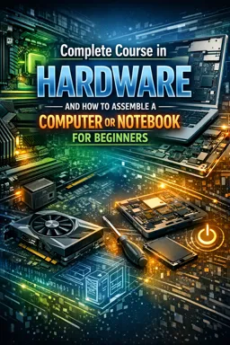 Free Ebook cover Complete course in Hardware and how to assemble a computer or notebook for beginners