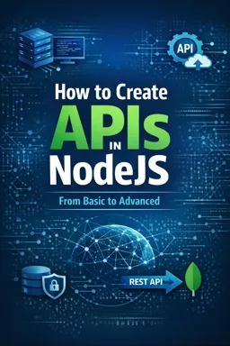 Free Ebook cover How to create APIs in NodeJS from basic to advanced