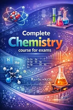 Free Ebook cover Complete Chemistry course for exams