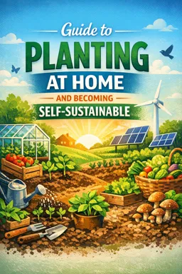 Free Ebook cover Guide to Planting at Home and Becoming Self-Sustainable