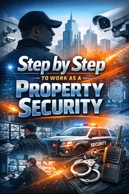 Free Ebook cover Step by step to work as a Property Security