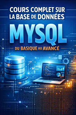 Couverture de livre électronique gratuite Cours complet sur la base de données MySQL, du basique au avancé