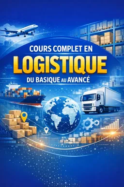 Couverture de livre électronique gratuite Cours complet en Logistique du basique au avancé