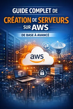 Couverture de livre électronique gratuite Guide complet de création de serveurs sur AWS de base à avancé