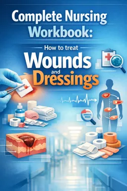 Free Ebook cover Complete Nursing Workbook: How to treat Wounds and Dressings