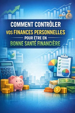 Couverture de livre électronique gratuite Comment contrôler vos finances personnelles pour être en bonne santé financière