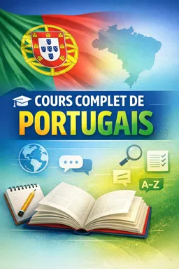 Couverture de livre électronique gratuite Cours complet de Portugais