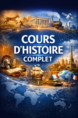 Couverture de livre électronique gratuite Cours d'histoire complet