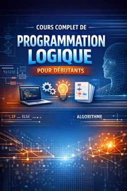 Couverture de livre électronique gratuite Cours complet de programmation logique pour débutants