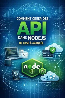 Couverture de livre électronique gratuite Comment créer des API dans NodeJS de base à avancée