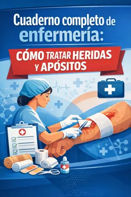Portada de libro electrónico gratuitaCuaderno completo de enfermería: cómo tratar heridas y apósitos