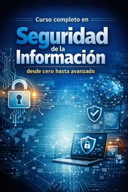 Portada de libro electrónico gratuitaCurso completo en Seguridad de la Información desde cero hasta avanzado