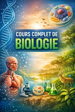 Couverture de livre électronique gratuite Cours complet de Biologie