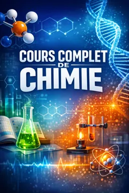 Couverture de livre électronique gratuite Cours complet de Chimie