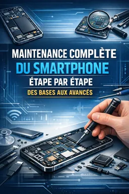 Couverture de livre électronique gratuite Maintenance complète du smartphone étape par étape, des bases aux avancés