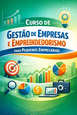 Capa do Ebook gratuito Curso de Gestão de empresas e Empreendedorismo para pequenos empresários