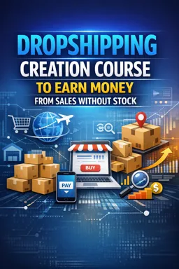 Free Ebook cover Dropshipping Creation Course to earn money from sales without stock