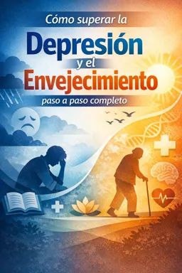 Portada de libro electrónico gratuitaCómo superar la Depresión y el Envejecimiento paso a paso completo