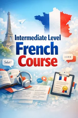 Free Ebook cover Intermediate level French course