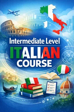 Free Ebook cover Intermediate level Italian course