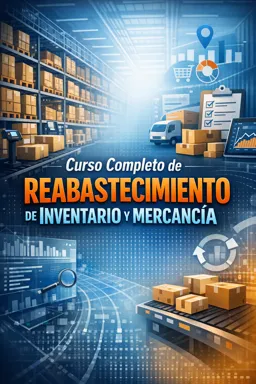 Portada de libro electrónico gratuitaCurso Completo de Reabastecimiento de Inventario y Mercancía
