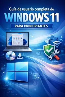 Portada de libro electrónico gratuitaGuía de usuario completa de Windows 11 para principiantes