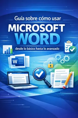 Portada de libro electrónico gratuitaGuía sobre cómo usar Microsoft Word desde lo básico hasta lo avanzado