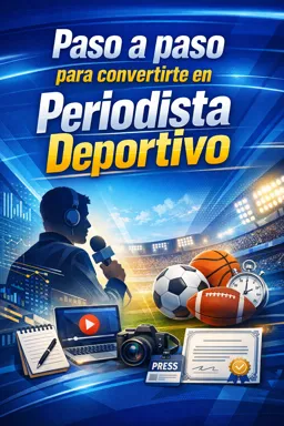 Portada de libro electrónico gratuitaPaso a paso para convertirte en Periodista Deportivo