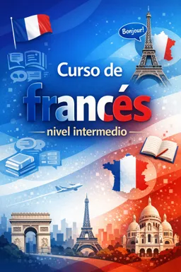 Portada de libro electrónico gratuitaCurso de francés nivel intermedio