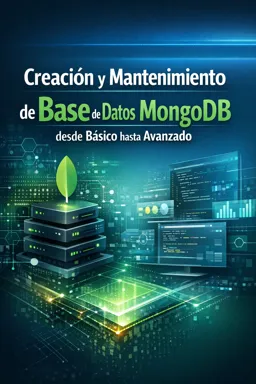 Portada de libro electrónico gratuitaCreación y mantenimiento de base de datos MongoDB desde básico hasta avanzado.