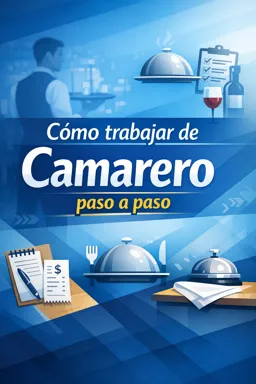 Portada de libro electrónico gratuitaCómo trabajar de Camarero paso a paso