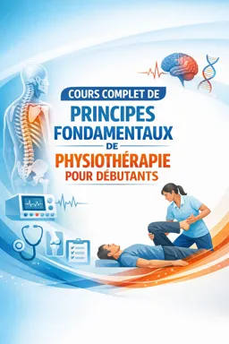 Couverture de livre électronique gratuite Cours complet de principes fondamentaux de physiothérapie pour débutants