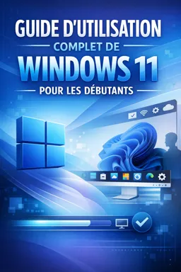 Couverture de livre électronique gratuite Guide d'utilisation complet de Windows 11 pour les débutants