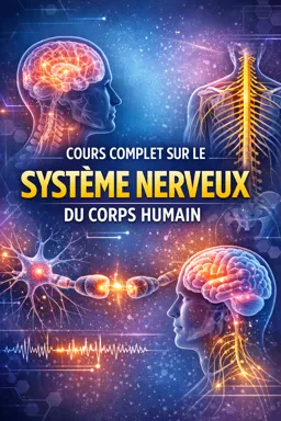Couverture de livre électronique gratuite Cours complet sur le système nerveux du corps humain