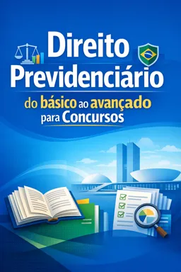 Capa do Ebook gratuito Direito Previdênciário do básico ao avançado para Concursos