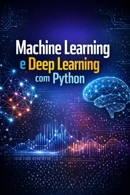 Capa do Ebook gratuito Machine Learning e Deep Learning com Python
