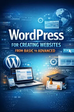 Free Ebook cover Wordpress for creating websites from basic to advanced