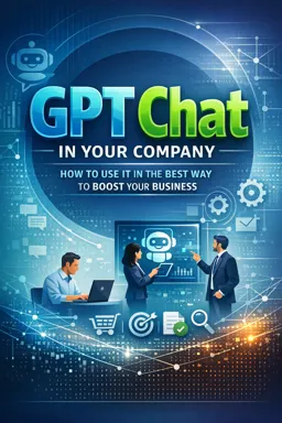 Free Ebook cover GPT Chat in your Company, how to use it in the best way to boost your business for small and medium-sized companies