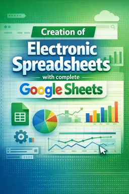 Free Ebook cover Creation of Electronic Spreadsheets with complete Google Sheets