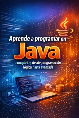 Portada de libro electrónico gratuitaAprende a programar en Java completo, desde programación lógica hasta avanzada