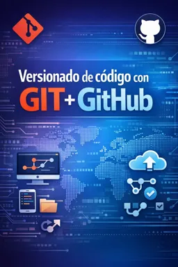 Portada de libro electrónico gratuitaVersionado de código con GIT + GitHub
