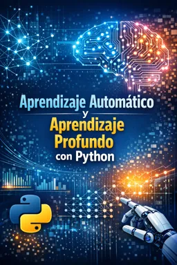 Portada de libro electrónico gratuitaAprendizaje automático y aprendizaje profundo con Python