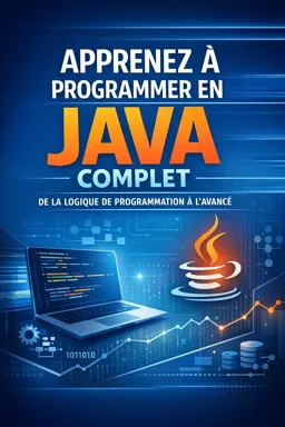 Couverture de livre électronique gratuite Apprenez à programmer en Java complet, de la logique de programmation à l'avancé