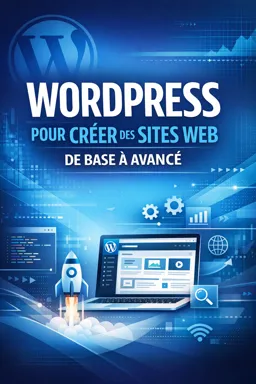 Couverture de livre électronique gratuite Wordpress pour créer des sites Web de base à avancé