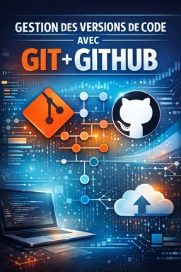 Couverture de livre électronique gratuite Gestion des versions de code avec GIT + GitHub