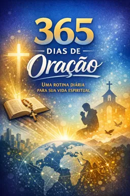 Capa do Ebook gratuito 365 dias de Oração - Uma rotina diária para sua vida espiritual