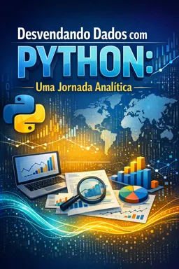 Capa do Ebook gratuito Desvendando Dados com Python: Uma Jornada Analítica