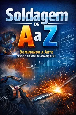 Capa do Ebook gratuito Soldagem de A a Z: Dominando a Arte desde o Básico ao Avançado