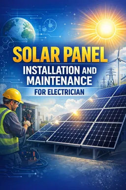 Free Ebook cover Solar Panel Installation and Maintenance for Electrician