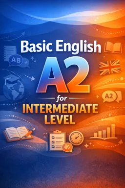 Free Ebook cover Basic English A2 for Intermediate level